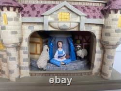 Disney Classics Beauty & The Beast MAGIC MOMENTS Diorama Figurine Clock Rare