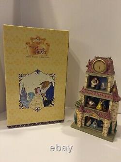 Disney Classics Beauty and the Beast Magic Moments in Time Clock Tower with Box