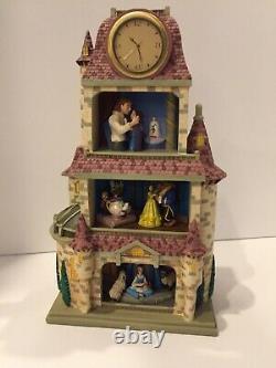 Disney Classics Beauty and the Beast Magic Moments in Time Clock Tower with Box