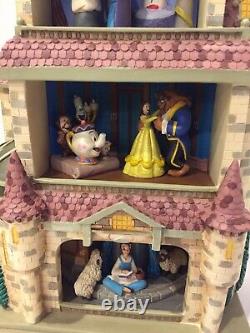 Disney Classics Beauty and the Beast Magic Moments in Time Clock Tower with Box