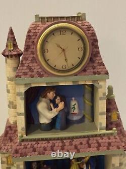 Disney Classics Beauty and the Beast Magic Moments in Time Clock Tower with Box