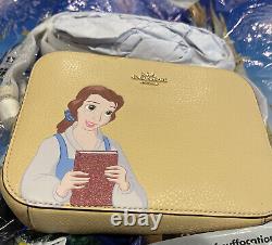 Disney Coach Beauty And The Beast Belle Face Crossbody Bag New In Hand C3404