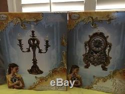 Disney Cogsworth & Lumiere Beauty & The Beast Limited Edition 2000