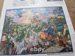 Disney Collection Beauty & the Beast Falling in Love Counted Cross Stitch Kit