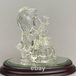 Disney Crystal Arribas Brothers Beauty and Beast Figurine 6.5 Inch Tall Large