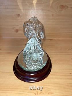 Disney Crystal Arribas Brothers Beauty and Beast Figurine 6.5 Inch Tall Large