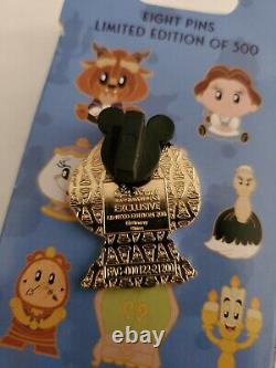 Disney D23 MOG WDI Beauty and the Beast Adorbs Pin WINTER BELLE CHASER LE 200