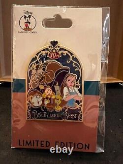 Disney DEC 30TH Anniversary Beauty & the Beast Mad Belle LE pin