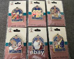 Disney DEC 30th Anniversary Beauty and the Beast Belle Pins Employee