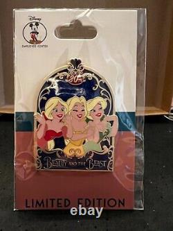 Disney DEC 30th Anniversary Beauty & the Beast 6 LE pin set