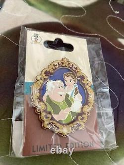 Disney DEC Beauty & The Beast Maurice & Belle Father's Day Pin LE 250