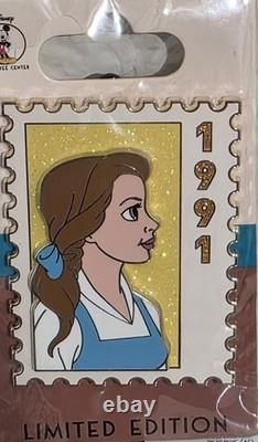 Disney DEC/D23 Stamp Series 1991 Belle Beauty and the Beast LE 250