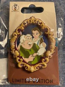 Disney DEC Exclusive Beauty & The Beast Maurice Belle Father's Day Pin LE 250