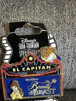 Disney DSF Beauty and the Beast Marquee Pin LE 150 Rare Belle