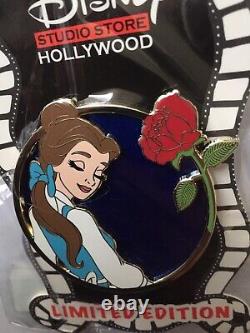 Disney DSF DSSH BATB Belle Rose Beauty and the Beast 30th Anniversary Pin LE 200