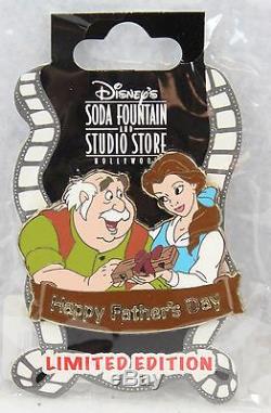 Disney DSF Pin LE 300 Beauty and the Beast Belle Maurice Happy Father's Day