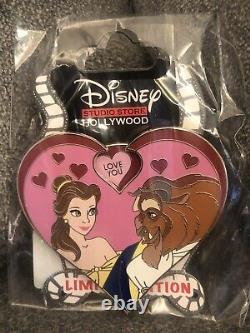 Disney DSSH Beauty Beast Belle Valentine Conversation Surprise Pin LE 150