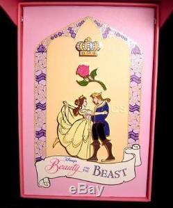 Disney DS Beauty and the Beast Stained Glass Boxed Pin Set from