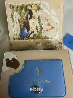 Disney Danielle Nicole Beauty and the Beast Purse Bag Loungefly Lace Card Holder