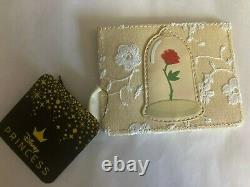 Disney Danielle Nicole Beauty and the Beast Purse Bag Loungefly Lace Card Holder