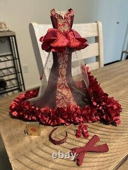 Disney Designer Belle Doll Dress Limited Edition Beauty and the Beast Rose