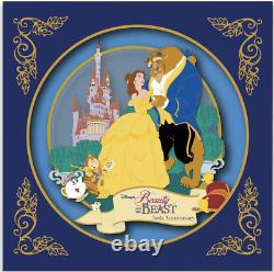 Disney Destination D23 Beauty and the Beast 30th Jumbo Pin, LE 250, WDI, MOG