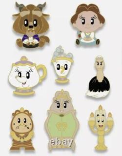 Disney Destination D23 Beauty and the Beast Adorbs 2 Mystery Pins, LE, WDI, MOG