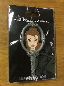 Disney Destination D D23 Beauty and the Beast Belle Mirror Pin LE 250 WDI