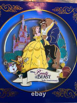 Disney Destination D D23 MOG WDI Beauty & Beast 30th Anniversary Jumbo PIn LE