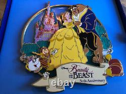 Disney Destination D D23 MOG WDI Beauty & Beast 30th Anniversary Jumbo PIn LE