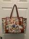 Disney Dooney And Bourke Beauty And The Beast Large Tote Handbag