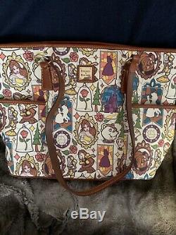 Disney Dooney And Bourke Beauty And The Beast Tote Handbag GORGEOUS BAG