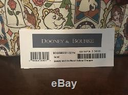 Disney Dooney Bourke Bag Beauty and the Beast Tote Large Shopper Purse 2016