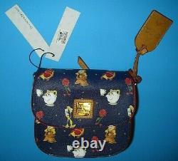 Disney Dooney & Bourke Beauty And The Beast Crossbody Handbag Nwt Purse