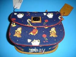 Disney Dooney & Bourke Beauty And The Beast Crossbody Handbag Nwt Purse