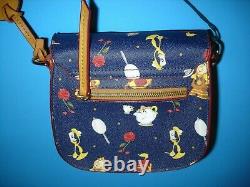 Disney Dooney & Bourke Beauty And The Beast Crossbody Handbag Nwt Purse