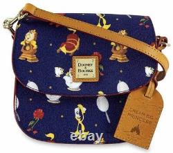 Disney Dooney & Bourke Beauty And The Beast Saddle Bag Crossbody