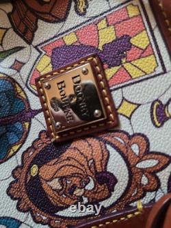 Disney Dooney & Bourke Beauty and the Beast 2016 Stain Glass Tote Purse