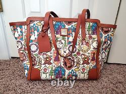 Disney Dooney & Bourke Beauty and the Beast Belle Large shopper tote purse bag