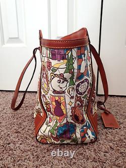 Disney Dooney & Bourke Beauty and the Beast Belle Large shopper tote purse bag