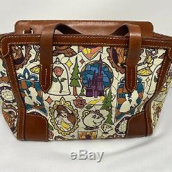 Disney Dooney & Bourke Beauty and the Beast Belle Small Shopper Tote RETIRED