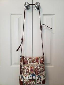 Disney Dooney & Bourke Beauty and the Beast Belle crossbody tote purse