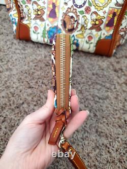 Disney Dooney & Bourke Beauty and the Beast EUC wallet wristlet