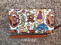 Disney Dooney & Bourke Beauty and the Beast EUC wallet wristlet