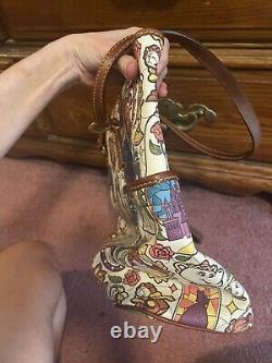 Disney Dooney & Bourke Beauty and the Beast LRG shopper tote bag GREAT CONDITIO