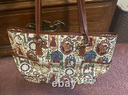 Disney Dooney & Bourke Beauty and the Beast LRG shopper tote bag GREAT CONDITIO