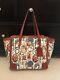 Disney Dooney & Bourke Beauty and the Beast Large Shopper Tote Bag