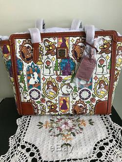 Disney Dooney & Bourke Beauty and the Beast Large Shopper Tote Bag NWT