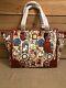 Disney Dooney & Bourke Beauty and the Beast Large Shopper Tote Bag-NWT