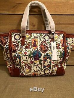 Disney Dooney & Bourke Beauty and the Beast Large Shopper Tote Bag-NWT